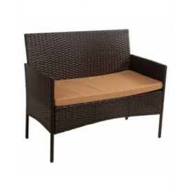 Set Tavolo con 2 Sedie Alexandra House Living Marrone 4 Pezzi