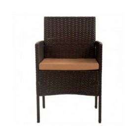 Set Tavolo con 2 Sedie Alexandra House Living Marrone 4 Pezzi