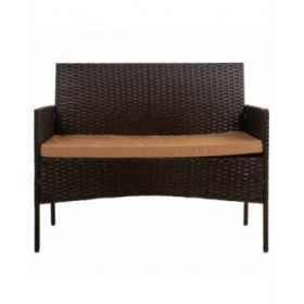 Set Tavolo con 2 Sedie Alexandra House Living Marrone 4 Pezzi