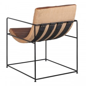 Poltrona Marrone Nero 58 x 68 x 75 cm