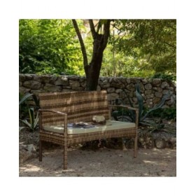 Panca Alexandra House Living Marrone 55 x 85 x 110 cm