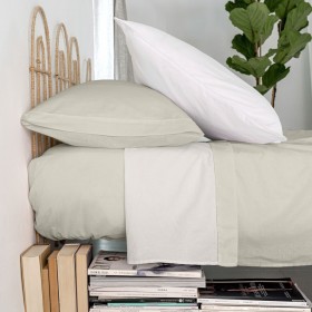 Lenzuolo Superiore HappyFriday Basic Beige 160 x 270 cm