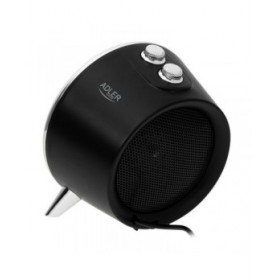 Termoventilatore Portatile Adler AD 7742 Nero Argento 1500 W