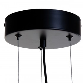 Lampadario Nero Dorato 20 W