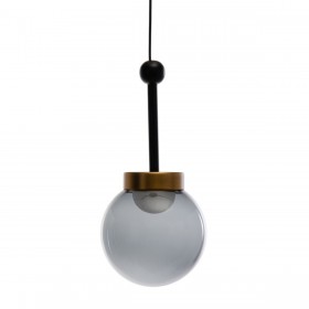 Lampadario Nero Dorato 5 W