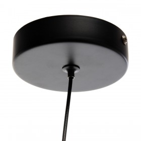 Lampadario Nero Dorato 5 W