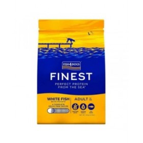 mangime FISH4DOGS Finest White Fish Adult