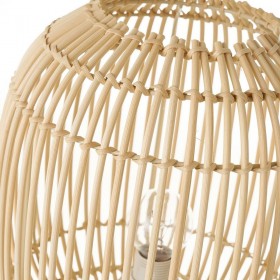 Lampada da tavolo Naturale Metallo Rattan 40 W 220-240 V 23 x 23 x 31 cm