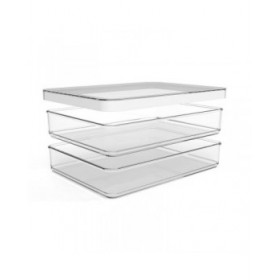 Contenitore per Conservare gli Alimenti Rotho Rondo Loft Bianco Trasparente 850 ml