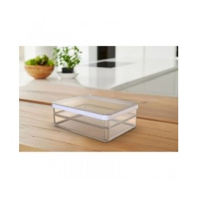 Contenitore per Conservare gli Alimenti Rotho Rondo Loft Bianco Trasparente 850 ml
