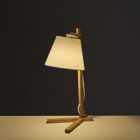 Lampada da tavolo Bianco Naturale Bambù 40 W 220-240 V 27 x 21 x 50 cm
