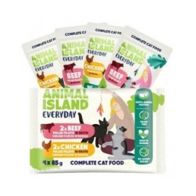 Cibo per gatti ANIMAL ISLAND Chicken 4 x 85 g