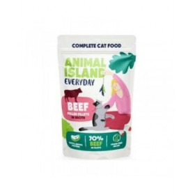Cibo per gatti ANIMAL ISLAND Beef Carne di manzo e vitello 12 x 85 g