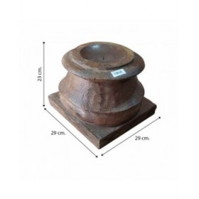 Candelabro Alexandra House Living Marrone Acacia Legno di mango 29 x 23 x 29 cm