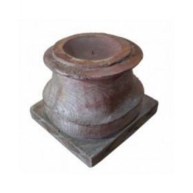 Candelabro Alexandra House Living Marrone Acacia Legno di mango 28 x 23 x 28 cm