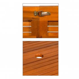 Tavolo Allungabile Aktive 200 x 74 x 90 cm Legno di acacia