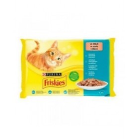 Cibo per gatti Purina Mix Salmone Tonno Baccalà 4 x 85 g