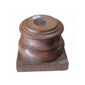 Candelabro Alexandra House Living Marrone Acacia Legno di mango 25 x 21 x 25 cm