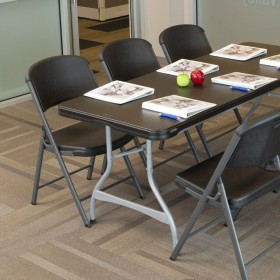 Tavolo Pieghevole Lifetime 182 x 73,5 x 76 cm Acciaio Plastica