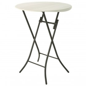 Tavolo aggiuntivo Lifetime Crema 84 x 110 x 84 cm Acciaio Plastica