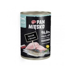 Cibo per gatti PAN MIĘSKO Mr. Meat Chicken con bacalao Pollo 400 g
