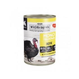 Cibo per gatti WIEJSKA ZAGRODA Monoproteína Pavo 400 g