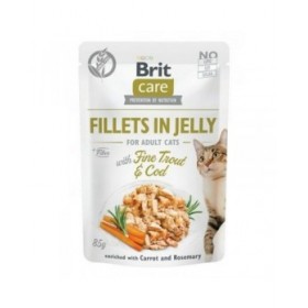 Cibo per gatti Brit Jelly Pollo Baccalà 85 g