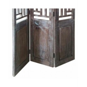 Paravento Alexandra House Living Marrone Acacia Legno di mango 3 x 176 x 114 cm Stile artigianale