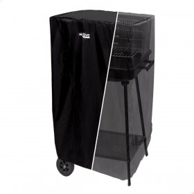 Coperchio di protezione per barbecue Aktive Nero 6 Unità 74,5 x 109 x 64,5 cm