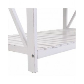 Tavolino da Caffè Alexandra House Living Bianco Legno di paulownia Legno MDF 53 x 46 x 92 cm