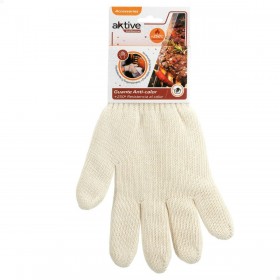 Guanto da barbecue Aktive 24 Unità Beige