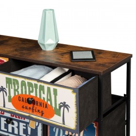 Cassettiera Max Home Vintage 103 x 119 x 30 cm
