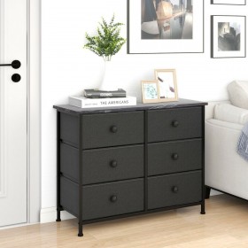 Cassettiera Max Home Grigio Marmo 80 x 62 x 30 cm