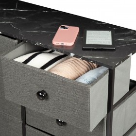 Cassettiera Max Home Grigio Marmo 80 x 62 x 30 cm