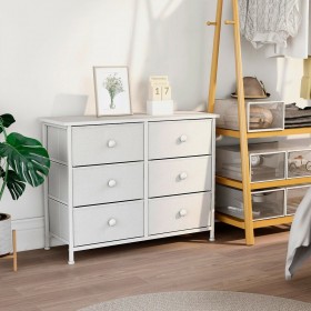 Cassettiera Max Home Bianco 80 x 62 x 30 cm