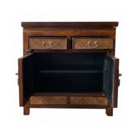 Credenza Alexandra House Living Marrone Legno Legno di olmo 40 x 80 x 80 cm