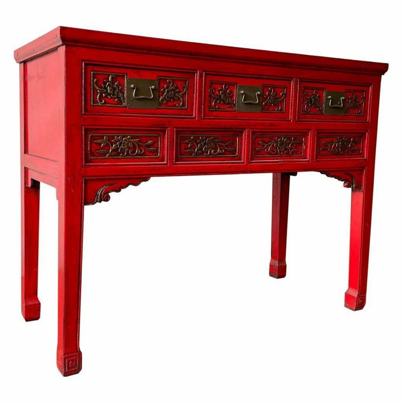 Ingresso con Cassetti Alexandra House Living Rosso 49 x 90 x 120 cm