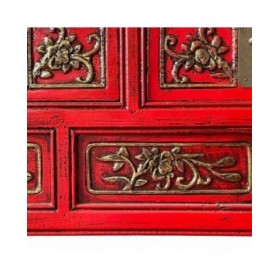 Ingresso con Cassetti Alexandra House Living Rosso 49 x 90 x 120 cm
