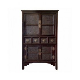 Armadio Alexandra House Living Marrone Legno Legno di olmo 62 x 160 x 100 cm