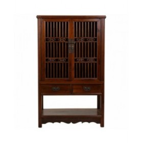 Armadio Alexandra House Living Marrone Legno Legno di olmo 40 x 155 x 95 cm