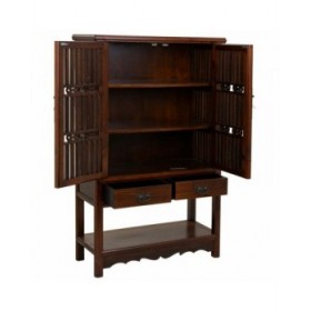 Armadio Alexandra House Living Marrone Legno Legno di olmo 40 x 155 x 95 cm