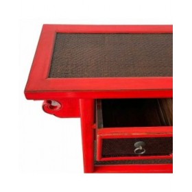 Ingresso Alexandra House Living Rosso 35 x 80 x 85 cm