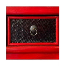 Ingresso Alexandra House Living Rosso 35 x 80 x 85 cm