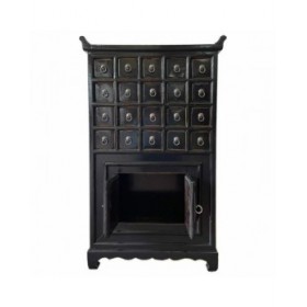 Credenza Alexandra House Living Nero Legno Legno di olmo 32 x 98 x 55 cm