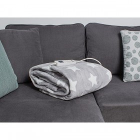 Coperta Elettrica N'oveen EB651                           180 x 130 cm Grigio Stelle