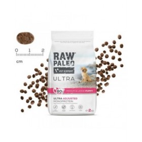 mangime VETEXPERT RAW PALEO Ultra Pork Medium & Large Puppy Maiale 2 Kg