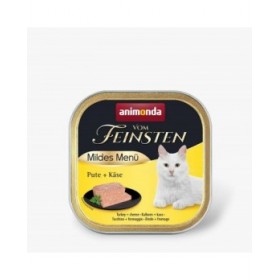 Cibo per gatti Animonda Vom Feinsten Adult Mildes Menu Turkey with cheese 100 g