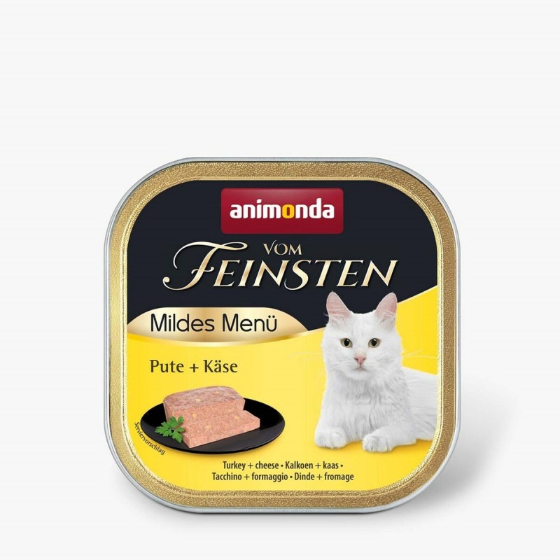 Cibo per gatti Animonda Vom Feinsten Adult Mildes Menu Turkey with cheese 100 g