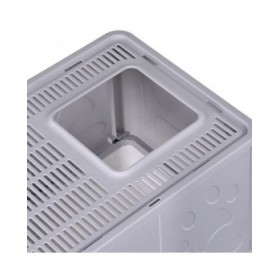 Lettiera per Gatti Diamentiq Yoko Bianco Grigio Plastica