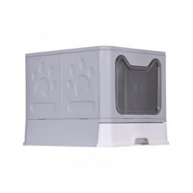 Lettiera per Gatti Diamentiq Yoko Bianco Grigio Plastica